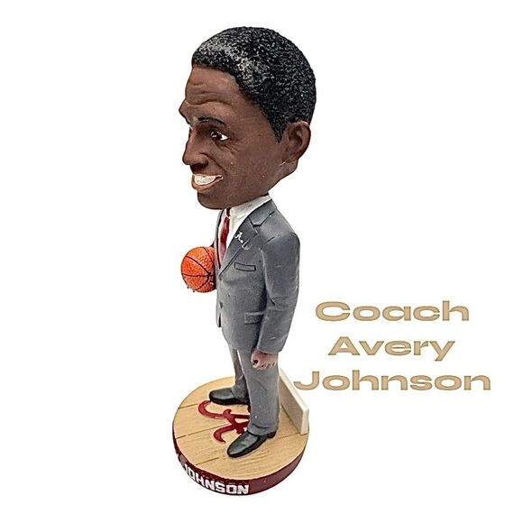 Coach Avery Johnson Bobblehead University Of Alabama Crimson Tide Basketball New - Picture 1 of 5